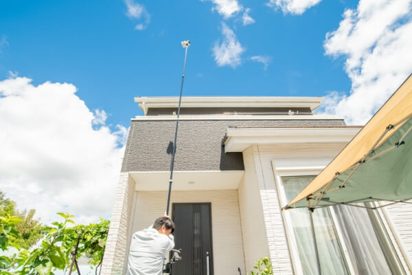 屋根も高所カメラで詳細に点検します！