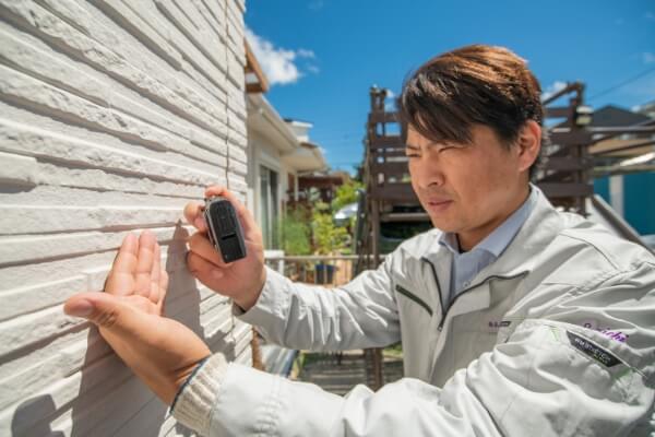 細かく点検することで、必要な施工を見積ります！