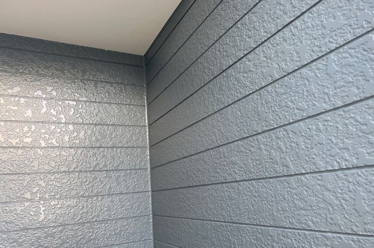 外壁塗装上塗り２回目